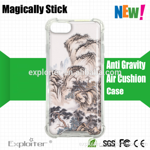 New arrivals Shenzhen 360 degree two sides full body protective cell phone case clear crystal soft tpu for iphone 7